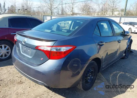 2014 Toyota Corolla S z USA, uszkodzony, nr VIN 5YFBURHE2EP077970